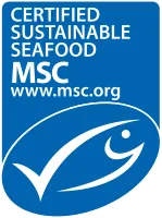 MSC certification logo – responsibly sourced seafood